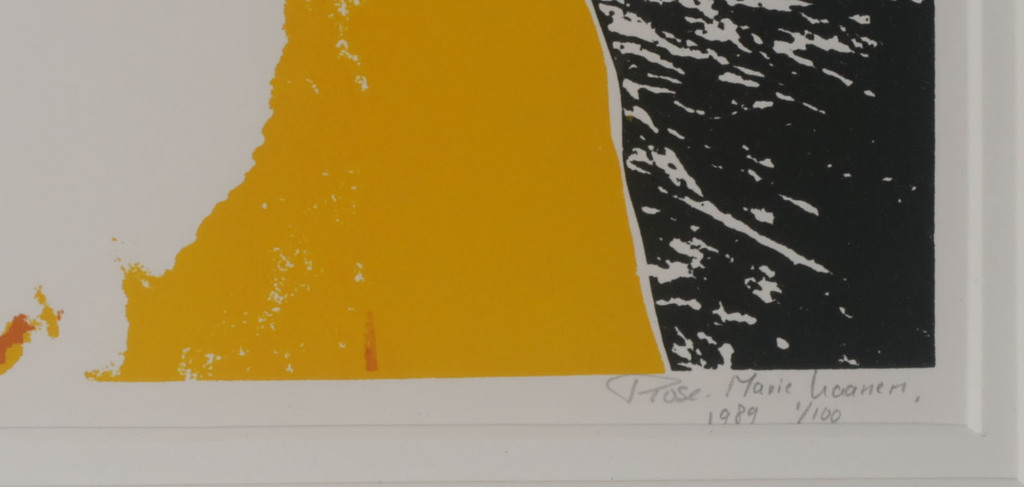 Rose-Marie Kaanen: Zeefdruk, Schaap - Ingelijst kopen? Bied vanaf 35!