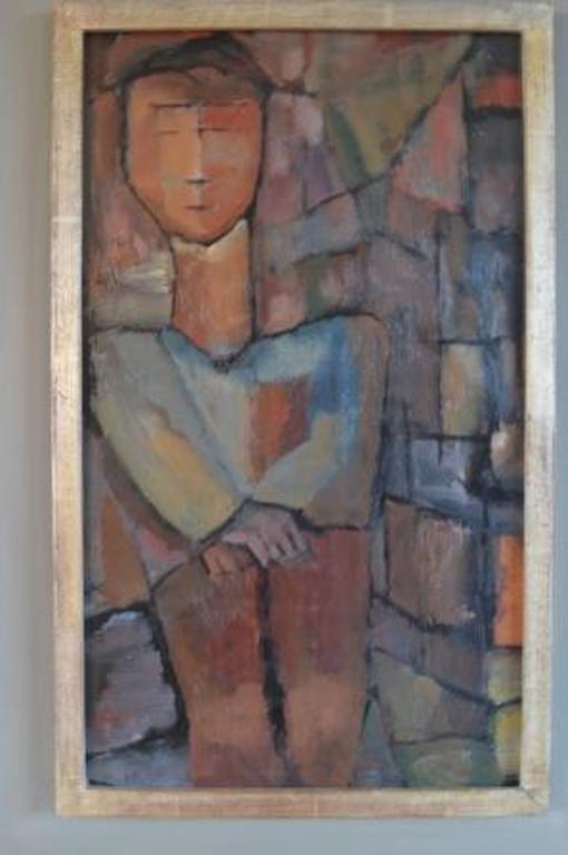 Signatuur HK, abstract uit 1925  - olie/karton - board  32x50 kopen? Bied vanaf 350!