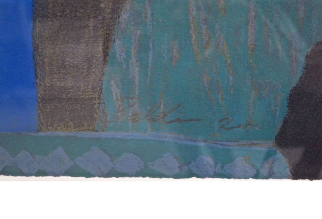 Ahmad Baldin: Zeefdruk, Nacht - Ingelijst kopen? Bied vanaf 35!