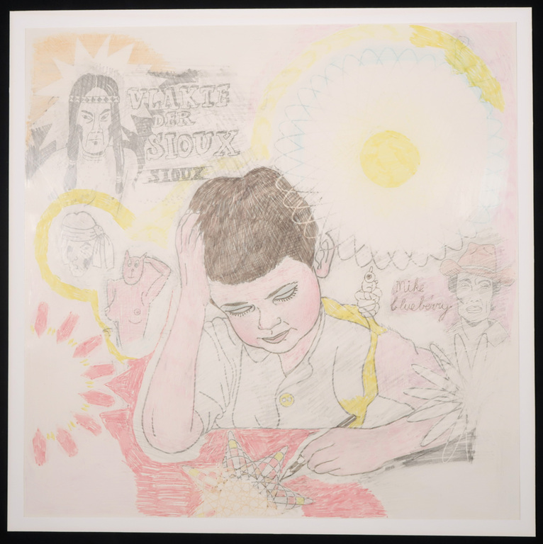 Harma Heikens: Gemengde techniek op papier, Vlakte der Sioux kopen? Bied vanaf 1!