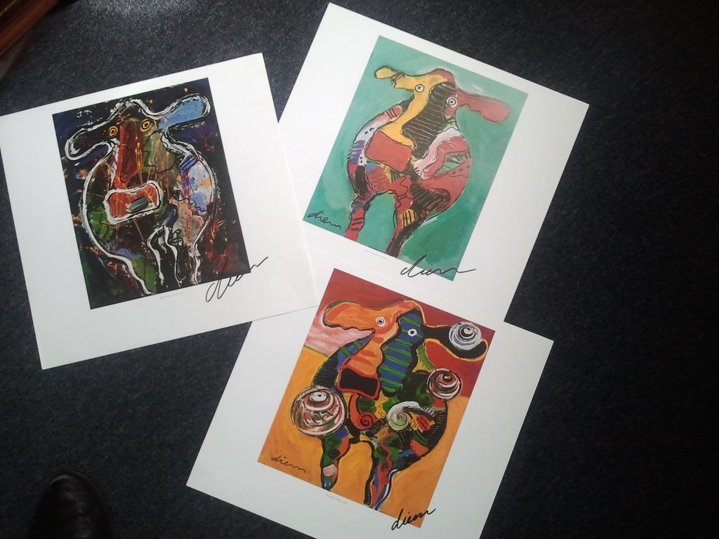 PETER DIEM - ARTPRINTS SERIE VAN 3 kopen? Bied vanaf 10!