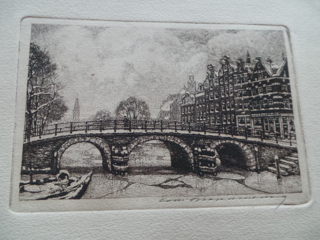 Cornelis Brandenburg. Ets. Leidschegracht kopen? Bied vanaf 55!