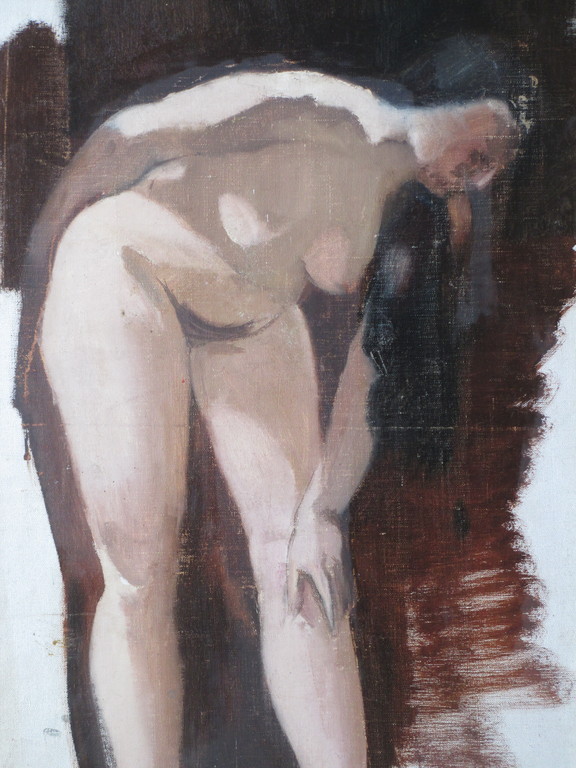 Gerard de Wit - Gerard de Wit, Reclining Nude, Olieverf op doek op board kopen? Bied vanaf 1!