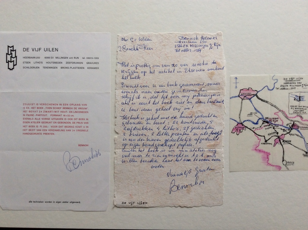 Benno Helders - incompleet grafiekboek - gesign.oplage 8/30 kopen? Bied vanaf 1!