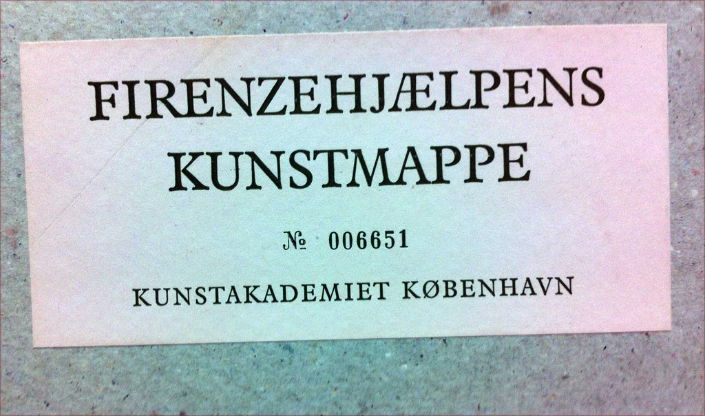 Deense Kunstmap met oa werk van CH Pederson kopen? Bied vanaf 450!