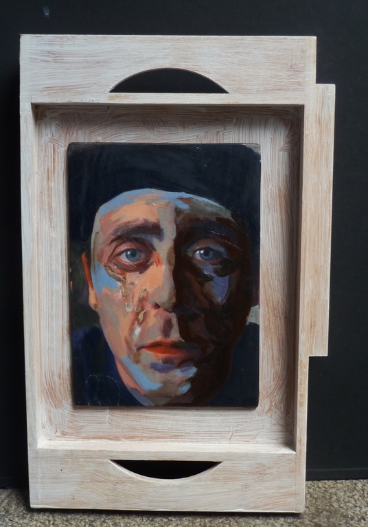 Onbekende kunstenaar/ niet gesigneerd; gemengde techniek; portret kopen? Bied vanaf 30!