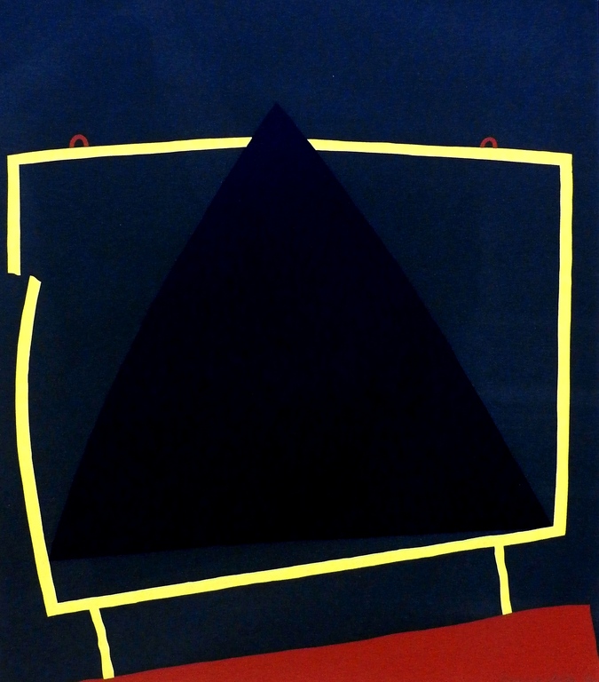 Doris Groeneveld - Zeefdruk: abstract - 1987 verkocht voor € 50!