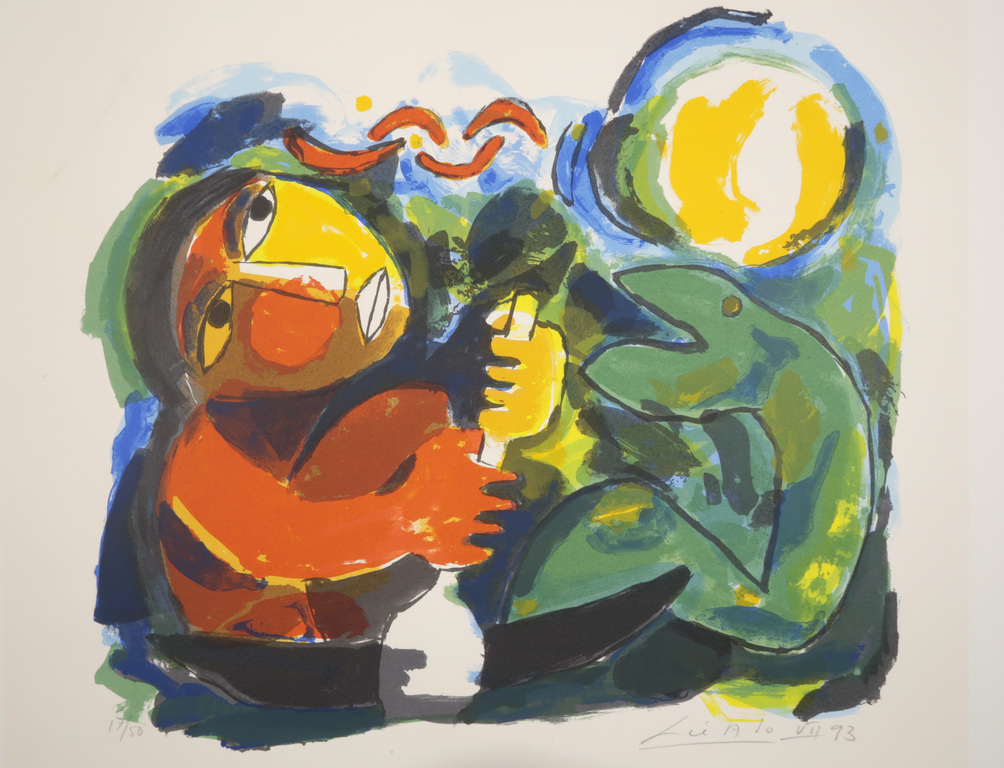 John Lie a Fo: Litho, Vrouw en slang kopen? Bied vanaf 1!