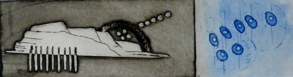 Jan Montyn - ets; Jardin du Diago Kyoto - 1977 kopen? Bied vanaf 75!