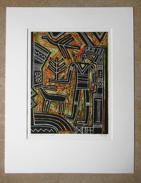 Ferenc Gögös, zeefdruk, z.t., 1993, in passpartout kopen? Bied vanaf 30!