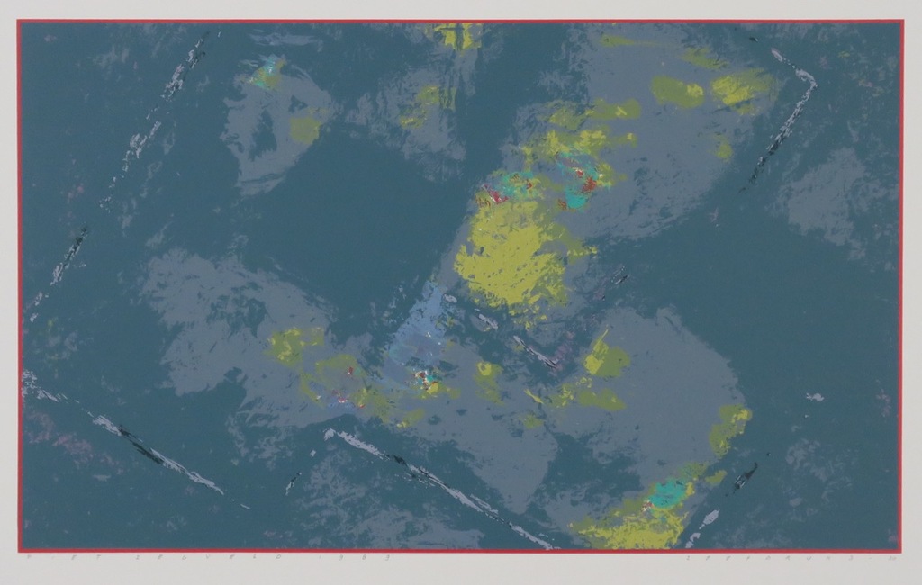 Piet Zegveld: Zeefdruk, Zonder titel kopen? Bied vanaf 20!