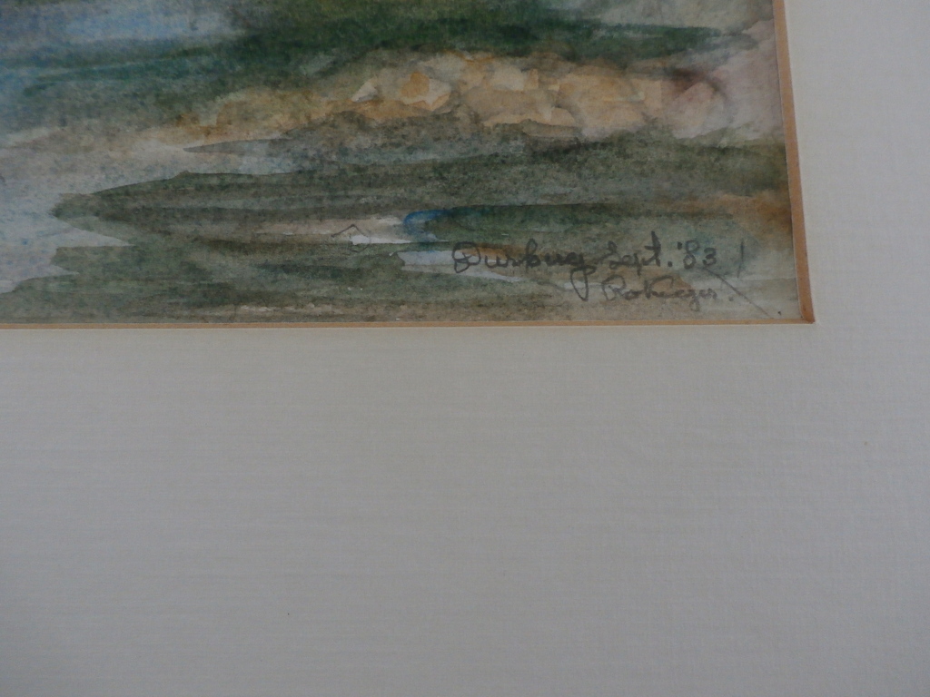 Onbekende kunstenaar - aquarel: Dürbuy (België) - 1983 kopen? Bied vanaf 1!