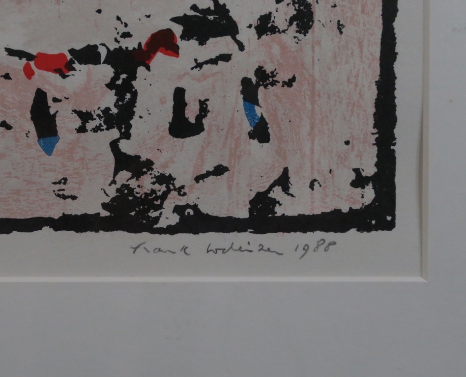 Frank Lodeizen: Litho, Z.T. - Ingelijst kopen? Bied vanaf 40!