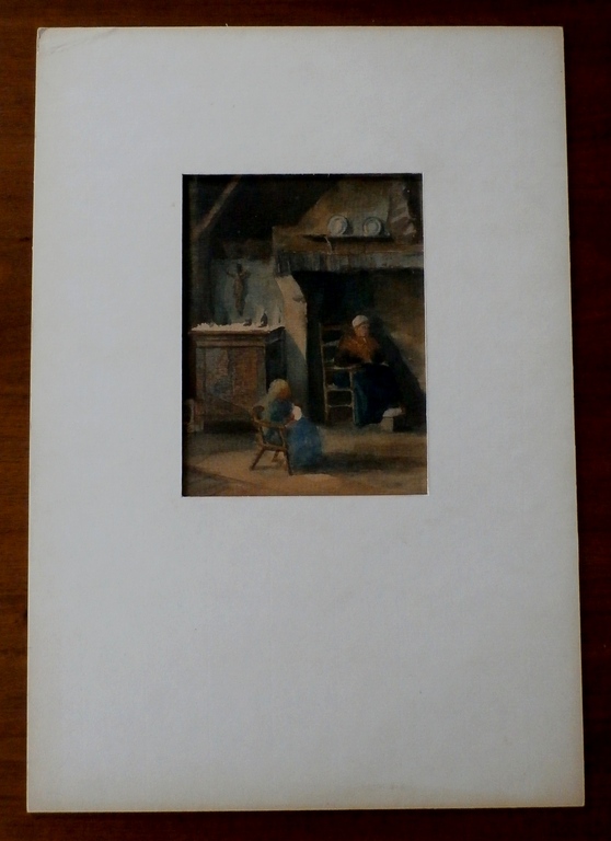 onbekende kunstenaar: Aquarel:  kopen? Bied vanaf 1!