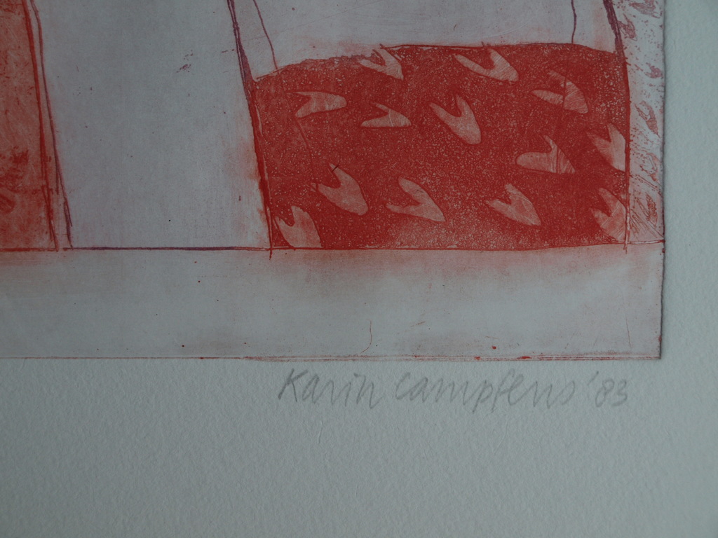 Karin Campfens : Ets, De tulp - 1983 kopen? Bied vanaf 20!