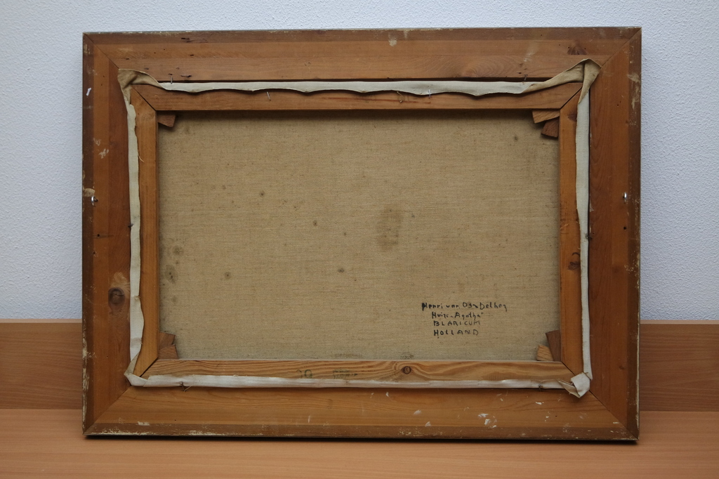 Henri van Os-Delhez - olieverf op doek - Stilleven - gesigneerd r. onder kopen? Bied vanaf 395!