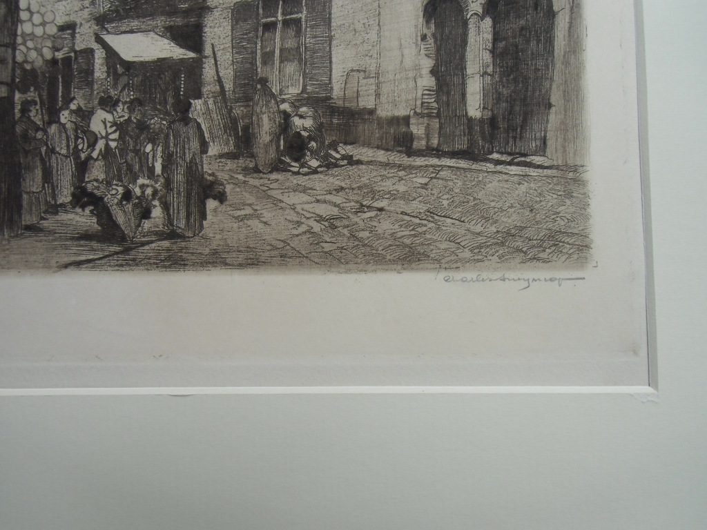 STADSBEELD ANTWERPEN  //  ETS VAN CHARLES SWYNCOP( 1895 - 1970) kopen? Bied vanaf 1!