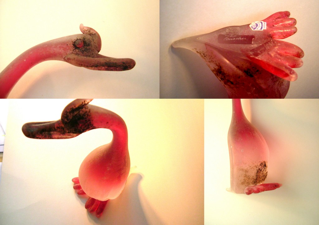 KNK 8040 -  CENEDESE - Scavo Glas - Sculptuur Eend kopen? Bied vanaf 55!