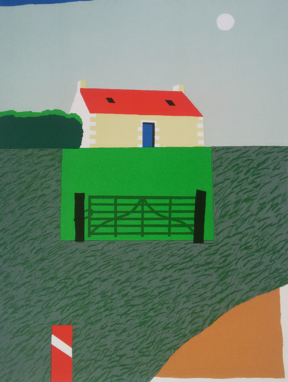 Harrie Gerritz - Monument in gemoderniseerd land, zeefdruk kopen? Bied vanaf 90!