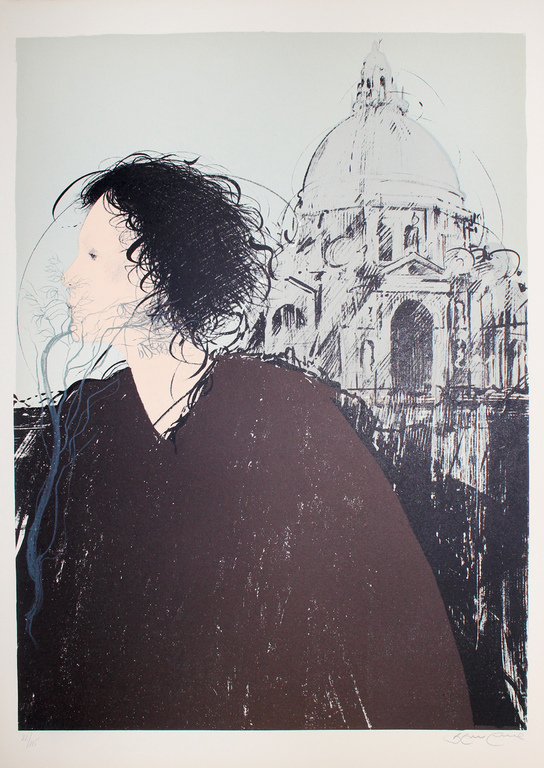 Riccardo Benvenuti -Giulia- Krachtige Lithografie 2017. Handgesigneerd/genummerd kopen? Bied vanaf 35!