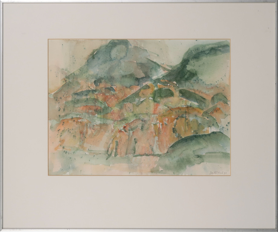 Bart Elfrink: Aquarel, Andalucia - Ingelijst kopen? Bied vanaf 1!