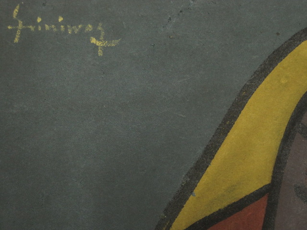 Fraai Art-Deco olieverf "zittende vrouw" gesigneerd omstreeks 1930 kopen? Bied vanaf 1!