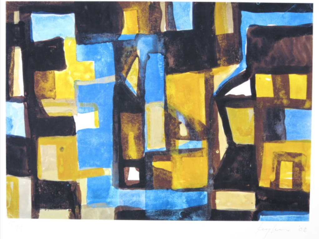Theo Kuijpers: Giclee, Zonder titel (geel) kopen? Bied vanaf 1!
