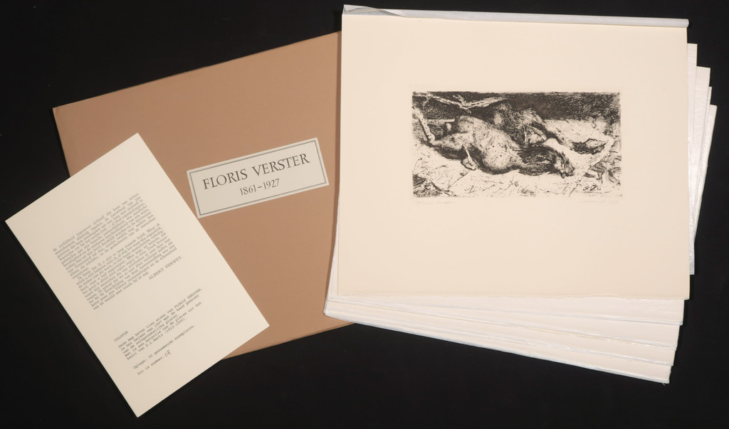 Floris Verster - Portfolio: Floris Verster, 10x Ets op papier, Zonder titel kopen? Bied vanaf 200!