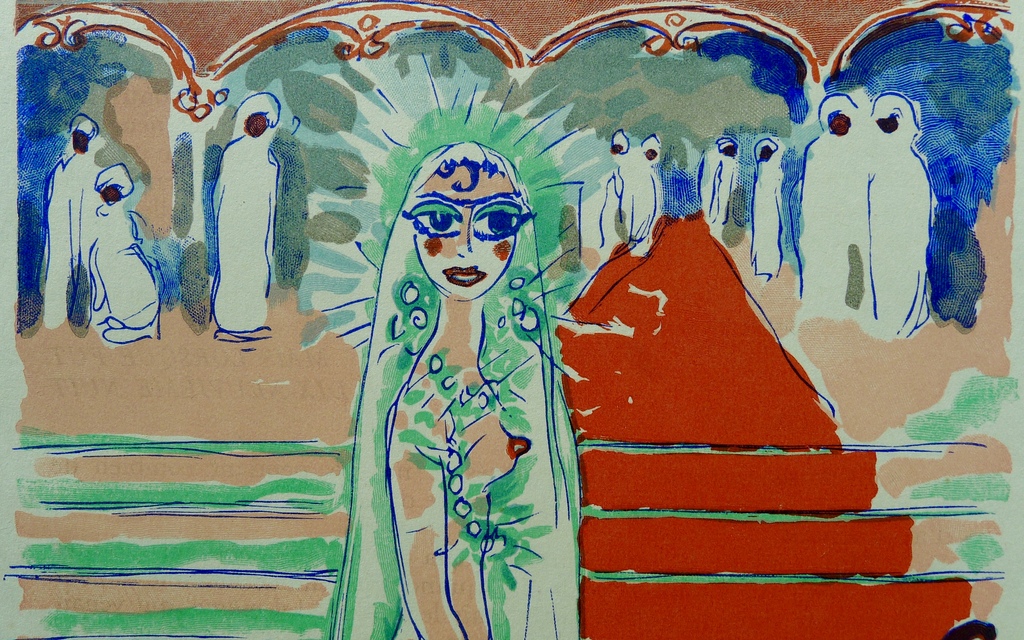 Kees van Dongen,Houtgravure ,'Gerbe-de-Perles aborde au Palais',gravure  kopen? Bied vanaf 15!