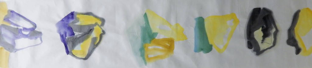 Ernst Vijlbrief (1934-2010) - Aquarel op papier 30x160 cm (groot!) kopen? Bied vanaf 1!