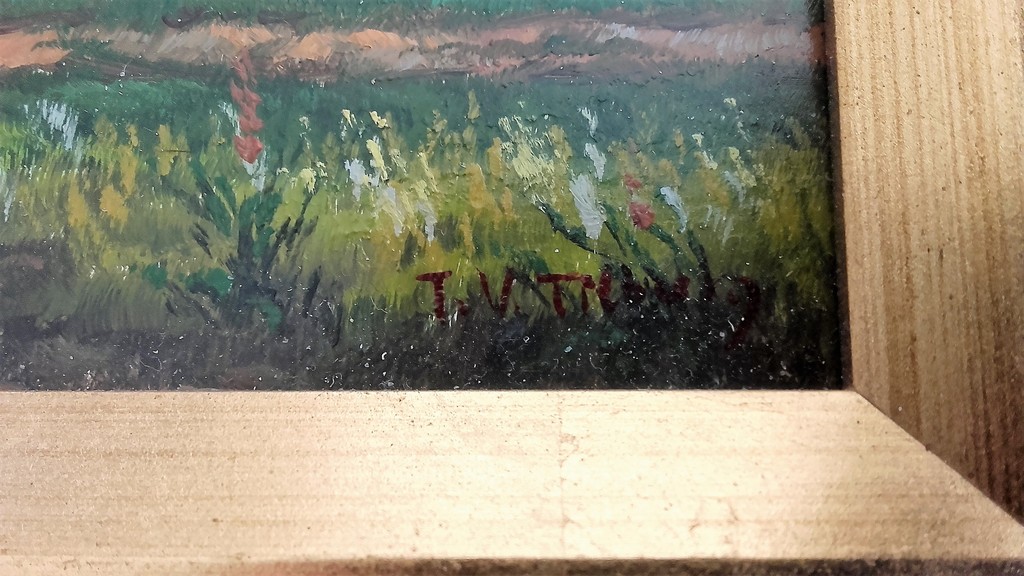 Landschap - Olieverf op Paneel - Gesigneerd kopen? Bied vanaf 1!