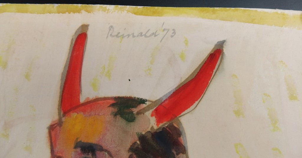Reinald van den Steene: Gouache, De faun en zijn zoon kopen? Bied vanaf 35!