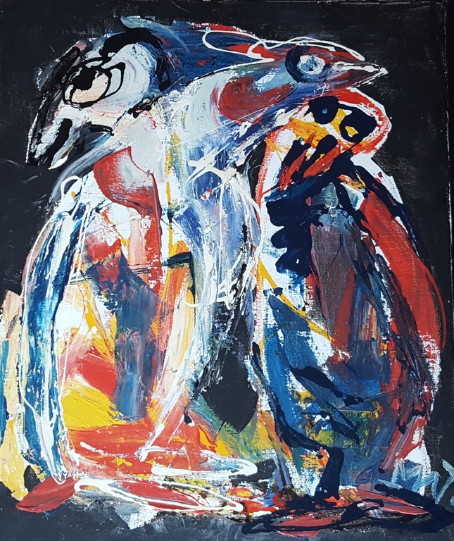 Laatste keer!: Martin van Wordragen (1928) - olie op doek, gesigneerd r.o. verkocht voor € 595!