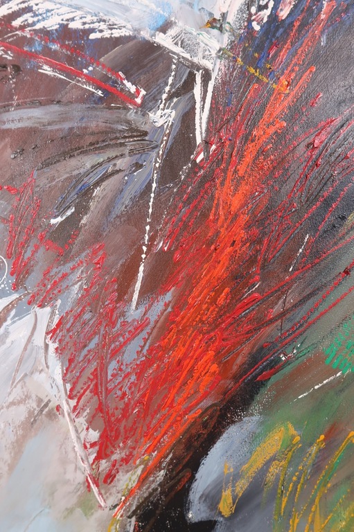 Peter Meijer: Acryl op doek, Amazone - Ingelijst (Zeer groot) kopen? Bied vanaf 450!