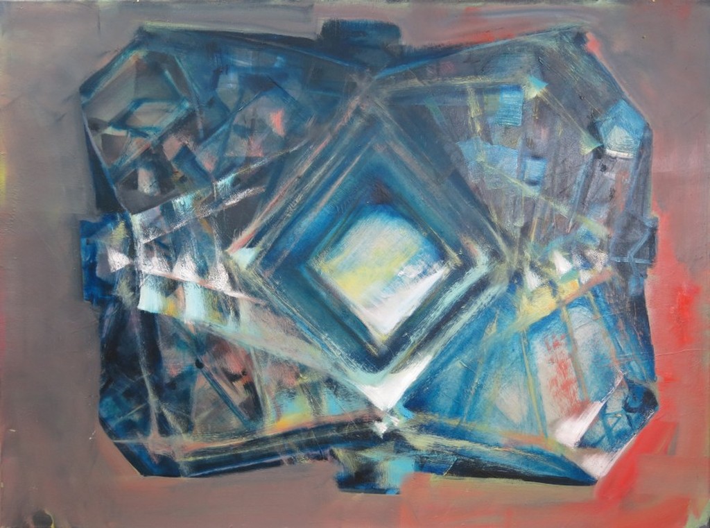 Lambertus de Jong: Olieverf op doek, Zonder titel (groot) verkocht voor € 80!