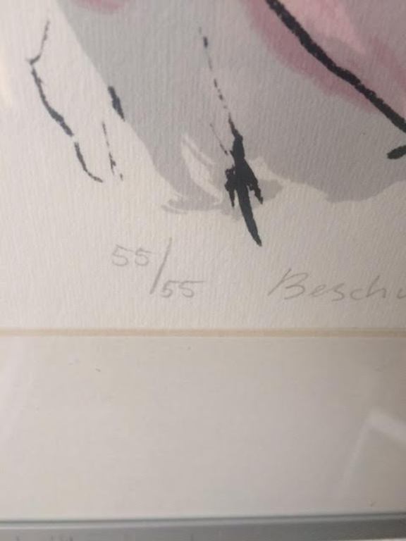 Jan van Dijk Zeefdruk Titel Beschutting ( In aluminium lijst achter glas ) kopen? Bied vanaf 59!