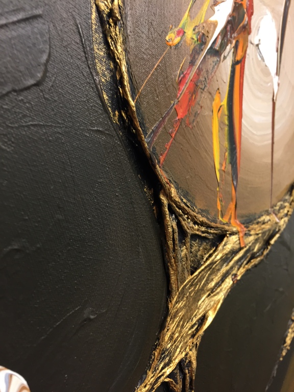 Gena Genadyj, gemengde technieken op doek kopen? Bied vanaf 1!