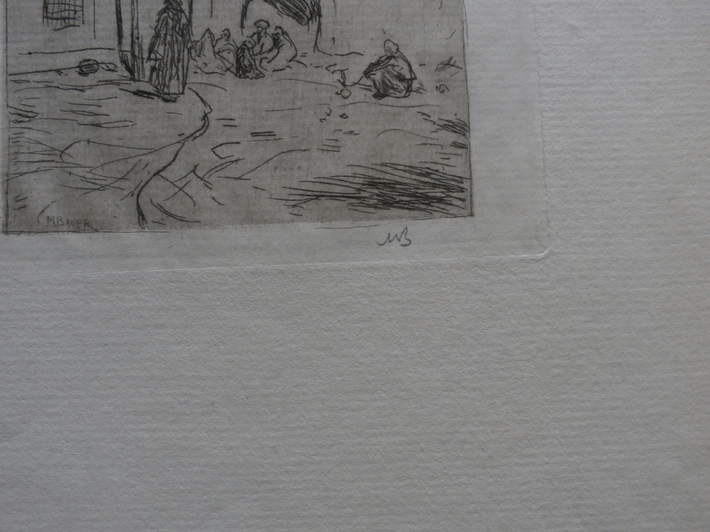 Marius Bauer - ets - gesigneerd kopen? Bied vanaf 75!