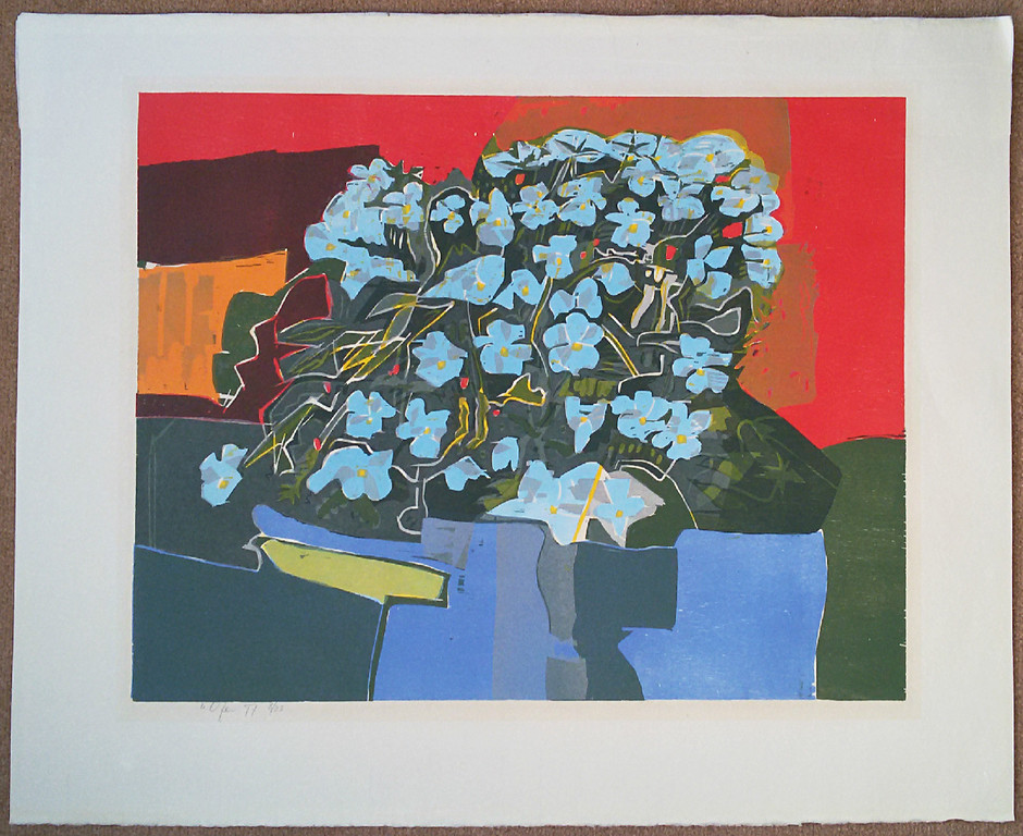 Vincent van Ojen - Stilleven, houtsnede kopen? Bied vanaf 100!