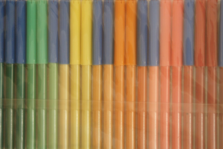 Rob Scholte - "Made in China 8.3"- assemblage met viltstiften - origineel werk kopen? Bied vanaf 795!