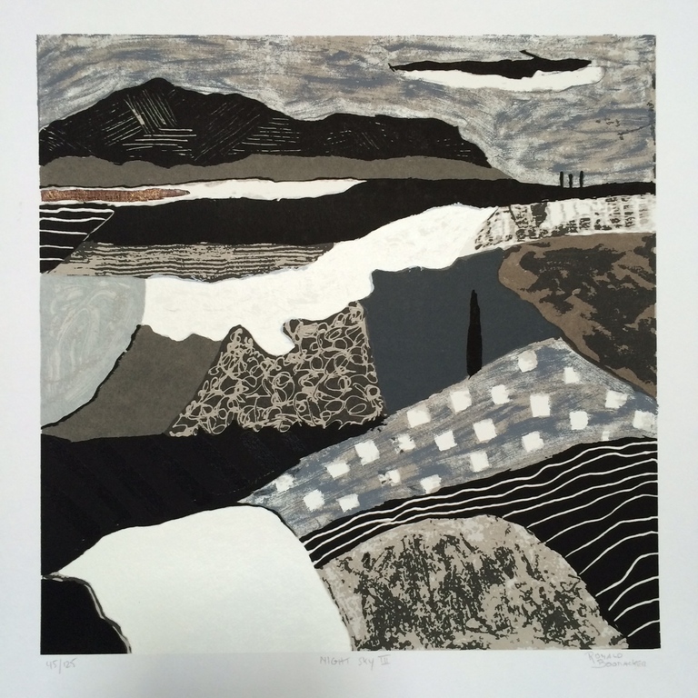 Ronald Boonacker zeefdruk, Nightsky III verkocht voor € 50!