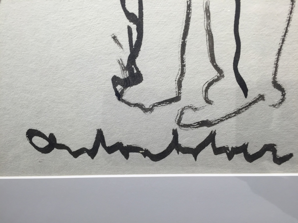 ANTON HEYBOER tekening op dik molen papier Titel: een en een is drie kopen? Bied vanaf 1!