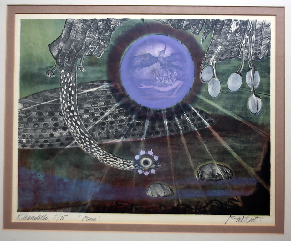 Fred Koot Kleurenlitho 'Fama' kopen? Bied vanaf 245!