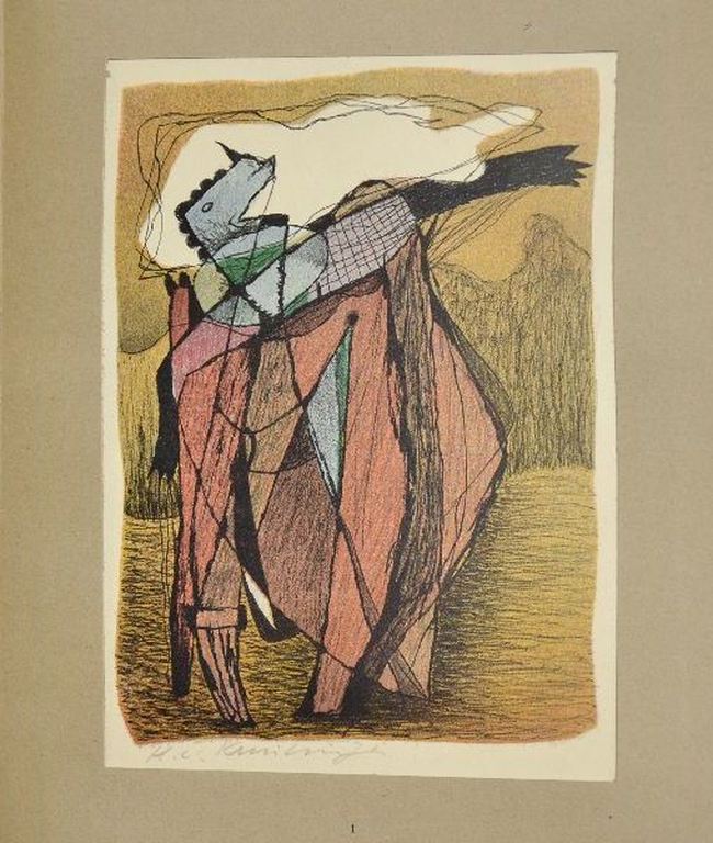 Harry van Kruiningen: kleurenlitho Heer Halewijn verkocht voor € 35!