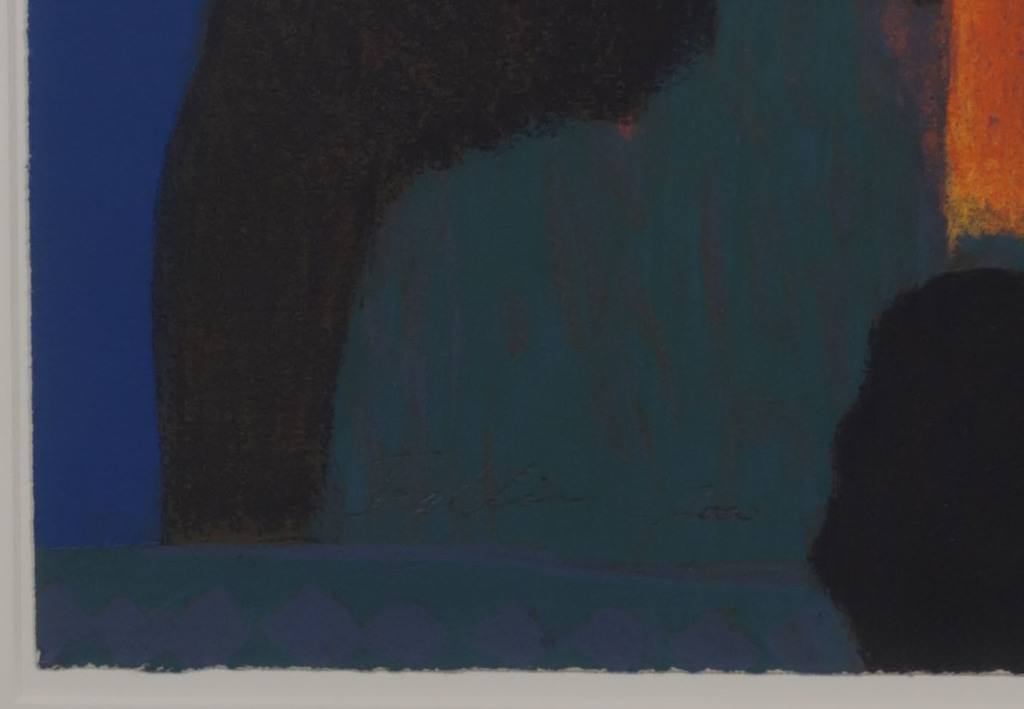 Ahmad Baldin - Ahmad Baldin: Zeefdruk, Nacht - Ingelijst kopen? Bied vanaf 35!