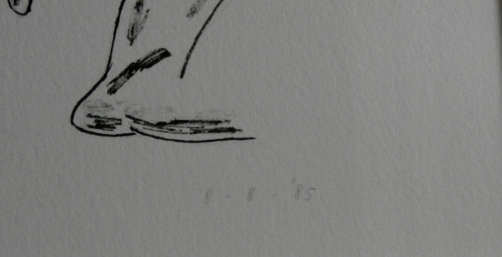 Arie van Geest - gemengde techniek - 1985 - uit de collectie van Gerard Reve kopen? Bied vanaf 50!