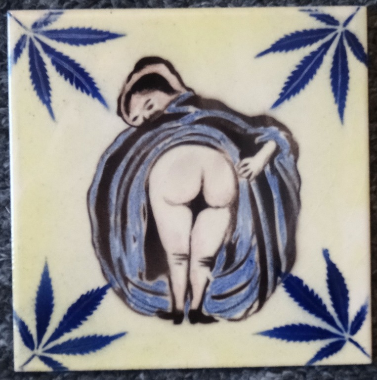 Hugo Kaagman - Traditional Ass - Keramiek Tegel (Handgesigneerd 1997) in doos kopen? Bied vanaf 29!