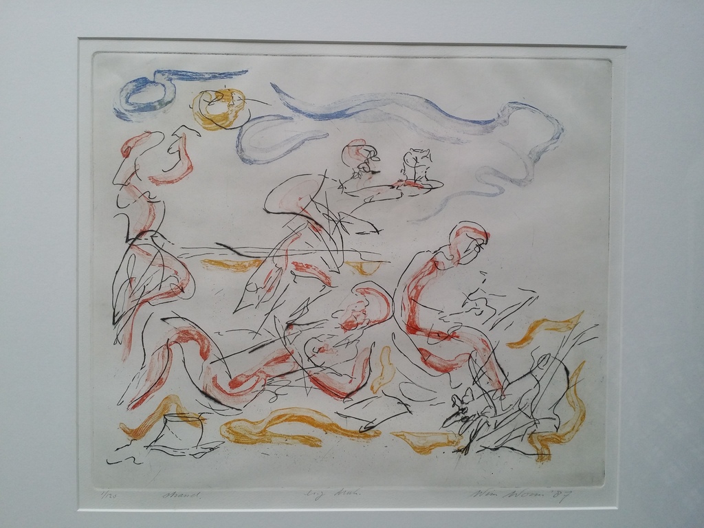 Wim Worm - Wim Worm. Litho. Strand. verkocht voor € 35!