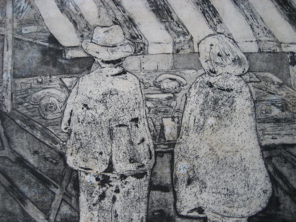 Loes de Haan Ets uit 1978 De Geldmarkt kopen? Bied vanaf 1!