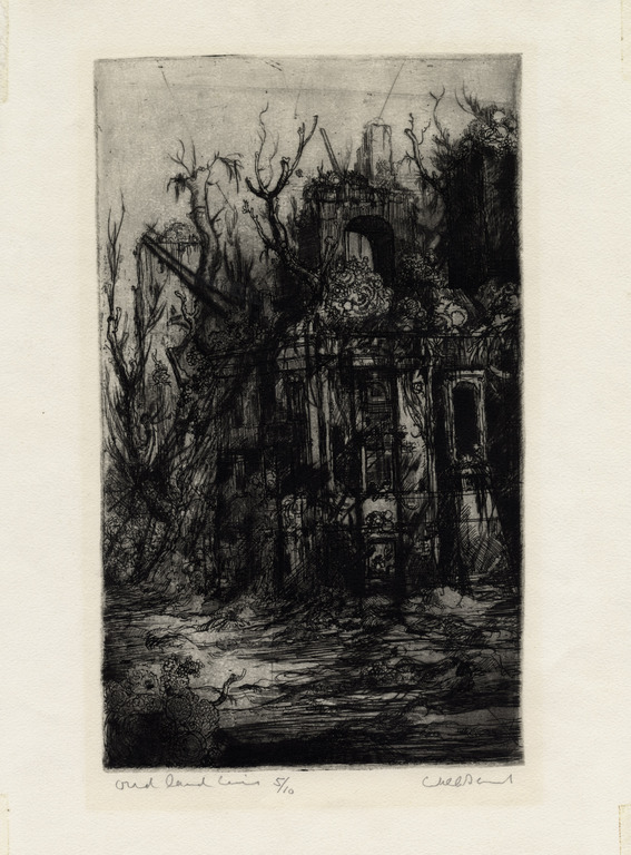 William Kuik - Oud Landhuis - Ets  kopen? Bied vanaf 70!